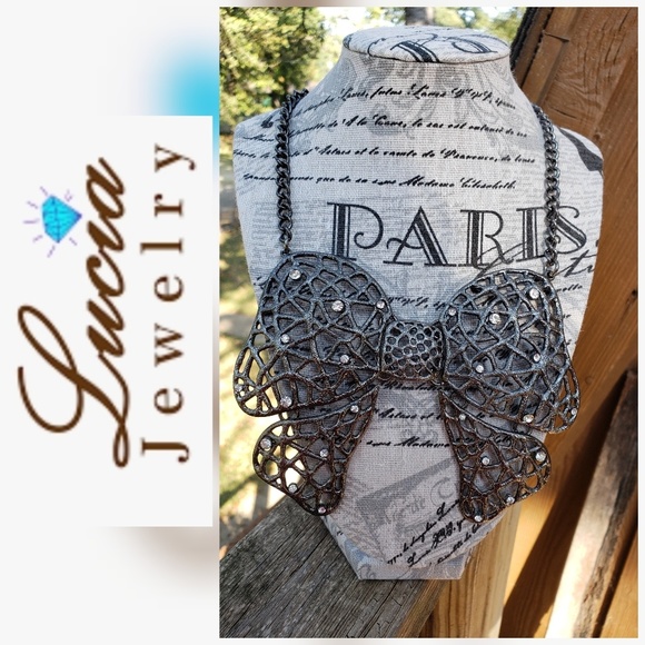 Lucia Jewelry - ❤Lucia❤ Chest Piece Necklace Gun Barrel Silver